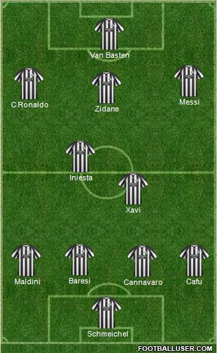 Newcastle United Formation 2011