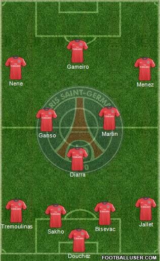 Paris Saint-Germain Formation 2011