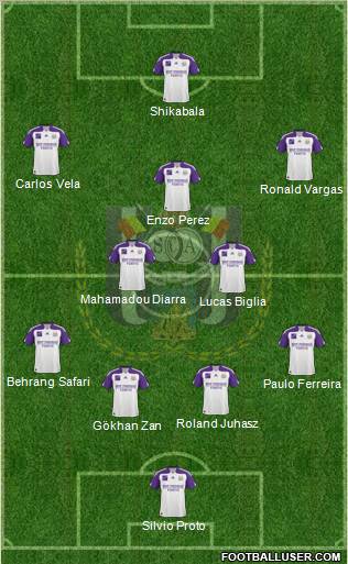 RSC Anderlecht Formation 2011
