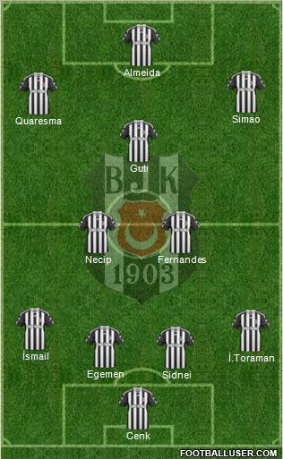 Besiktas JK Formation 2011
