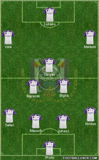 RSC Anderlecht Formation 2011