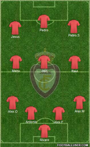 Real Jaén C.F. Formation 2011