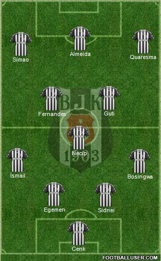 Besiktas JK Formation 2011