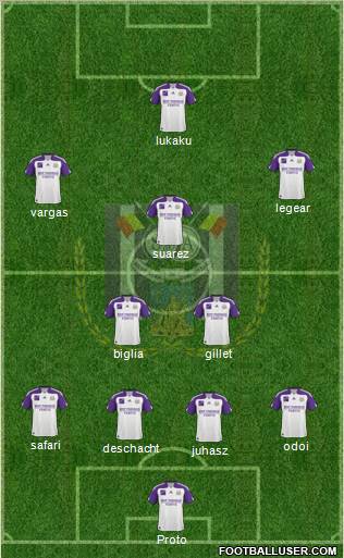 RSC Anderlecht Formation 2011