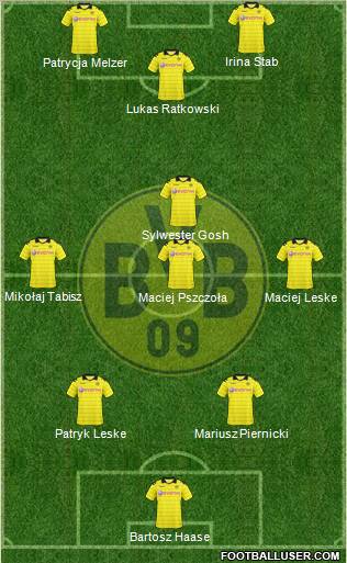Borussia Dortmund Formation 2011