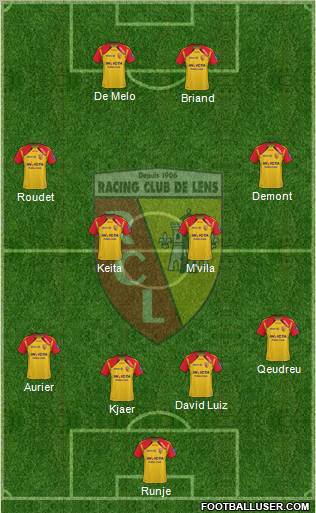 Racing Club de Lens Formation 2011