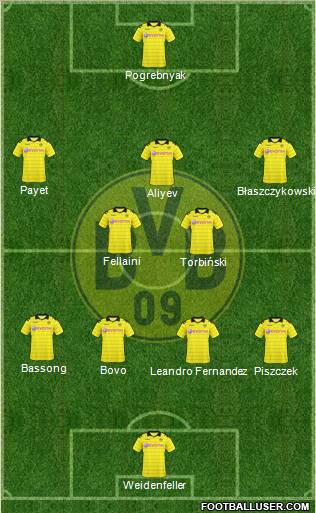 Borussia Dortmund Formation 2011