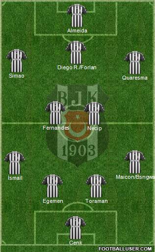 Besiktas JK Formation 2011