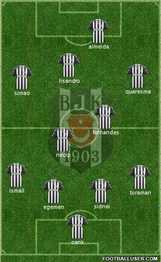 Besiktas JK Formation 2011