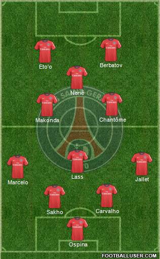 Paris Saint-Germain Formation 2011