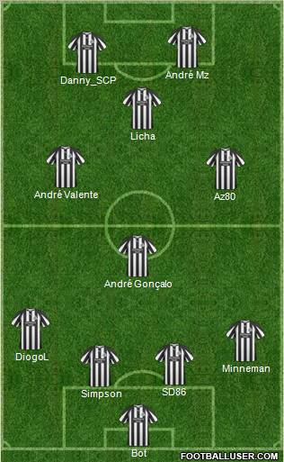 Newcastle United Formation 2011