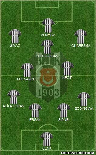 Besiktas JK Formation 2011