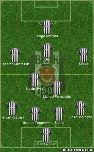 Besiktas JK Formation 2011