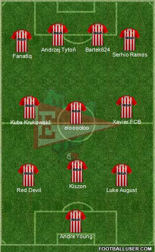 Estudiantes de La Plata football formation