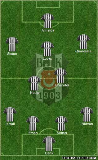 Besiktas JK Formation 2011