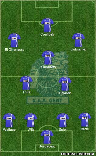 KAA Gent Formation 2011