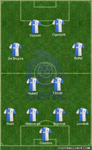 K Racing Club Genk football formation