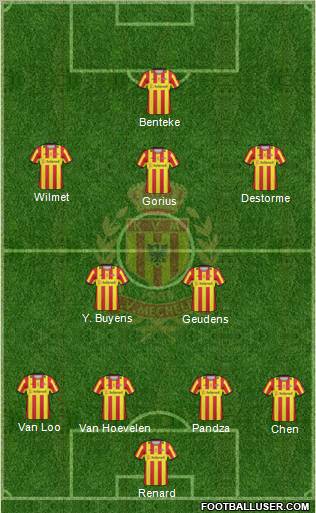 Yellow Red KV Mechelen Formation 2011
