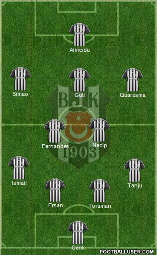 Besiktas JK Formation 2011