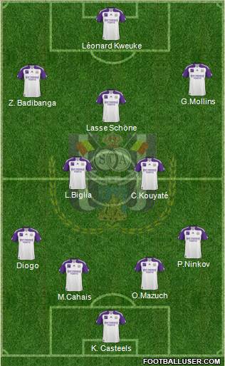 RSC Anderlecht Formation 2011