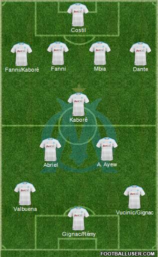 Olympique de Marseille Formation 2011