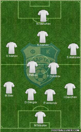 Spartak (Pleven) Formation 2011