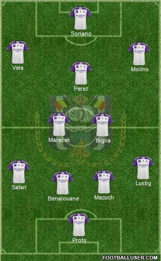 RSC Anderlecht Formation 2011