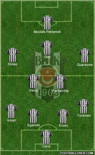 Besiktas JK Formation 2011