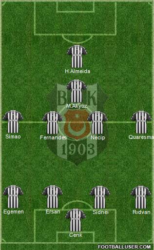 Besiktas JK Formation 2011
