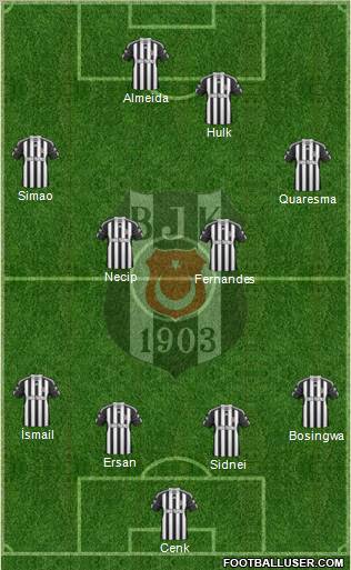 Besiktas JK Formation 2011