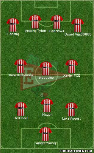 Estudiantes de La Plata Formation 2011