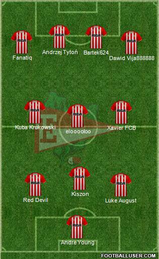 Estudiantes de La Plata football formation