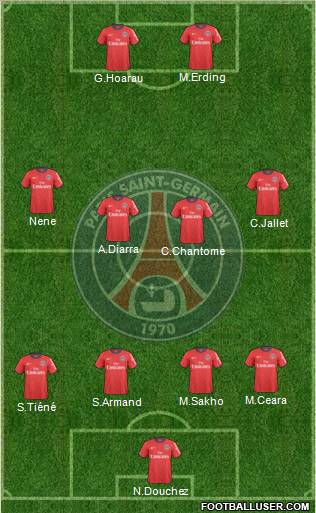 Paris Saint-Germain Formation 2011