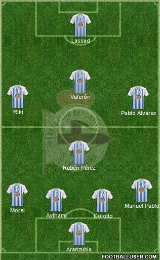 R.C. Deportivo de La Coruña S.A.D. Formation 2011