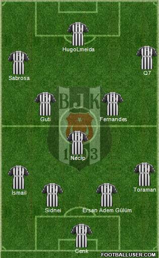 Besiktas JK Formation 2011