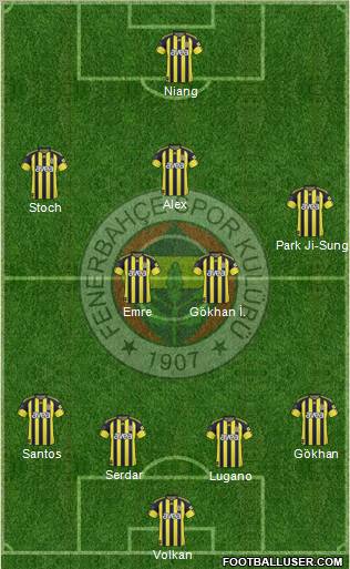 Fenerbahçe SK Formation 2011