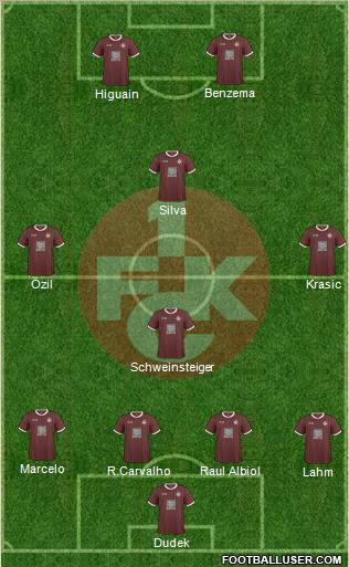 1.FC Kaiserslautern Formation 2011