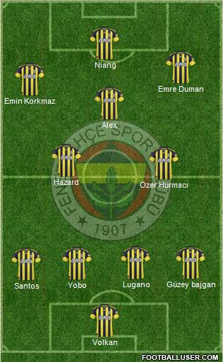 Fenerbahçe SK Formation 2011