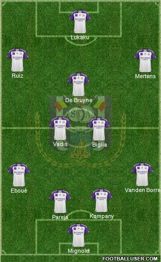 RSC Anderlecht Formation 2011