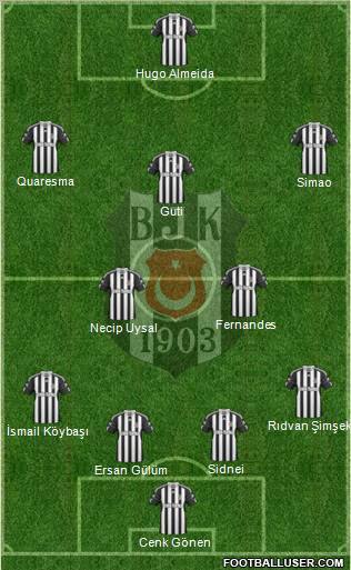 Besiktas JK Formation 2011