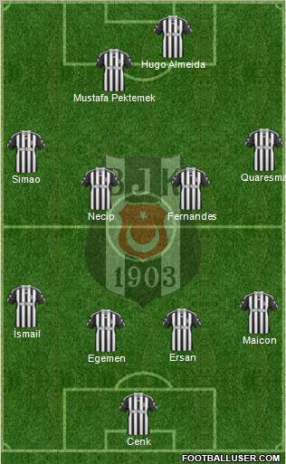 Besiktas JK Formation 2011