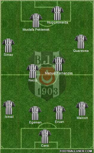 Besiktas JK Formation 2011