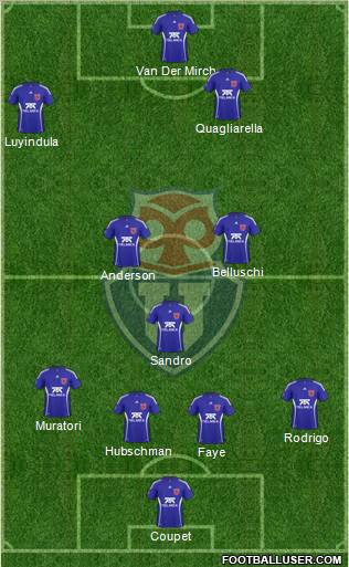 CF Universidad de Chile Formation 2011