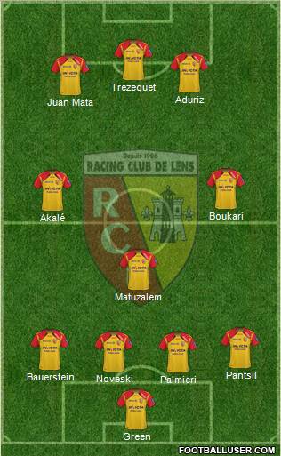 Racing Club de Lens Formation 2011