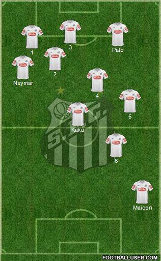 Santos FC Formation 2011