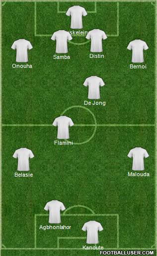 Pro Evolution Soccer Team Formation 2011