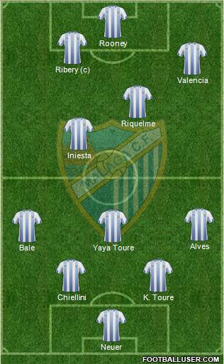 Málaga C.F., S.A.D. Formation 2011