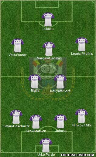 RSC Anderlecht Formation 2011