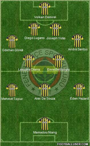 Fenerbahçe SK Formation 2011