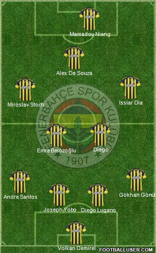 Fenerbahçe SK Formation 2011
